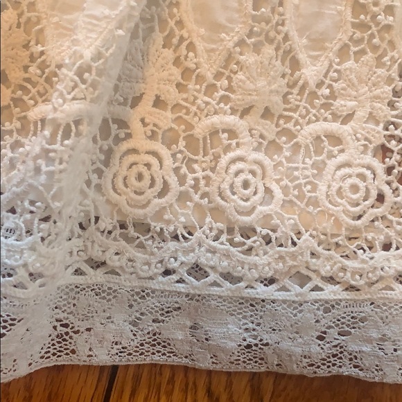 *SOLD* LoveShackFancy White Lace Skirt - Picture 3 of 8
